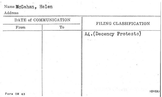 McGahan, Helen