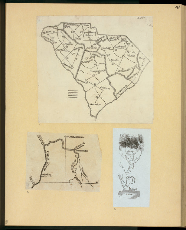 Map of South Carolina.