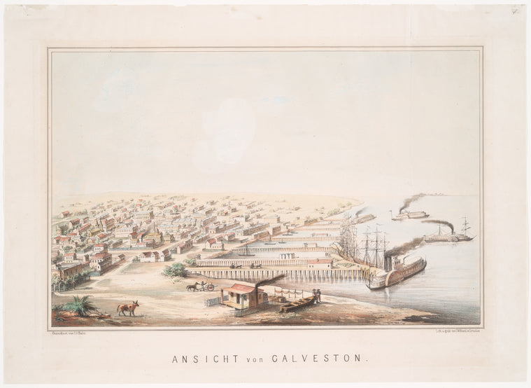 Ansicht von Galveston.