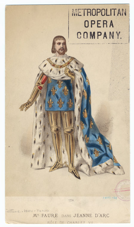 Mr. Faure dans Jeanne d'Arc, rôle de Charles VII