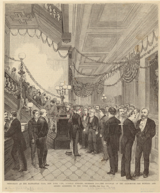 Democracy at the Manhattan Club, New York City, Tuesday evening, December 29th