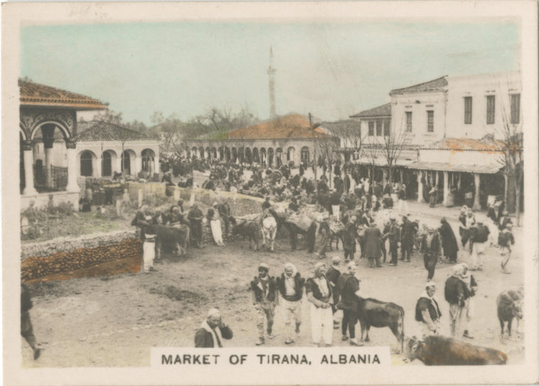 Market of Tirana, Albania.