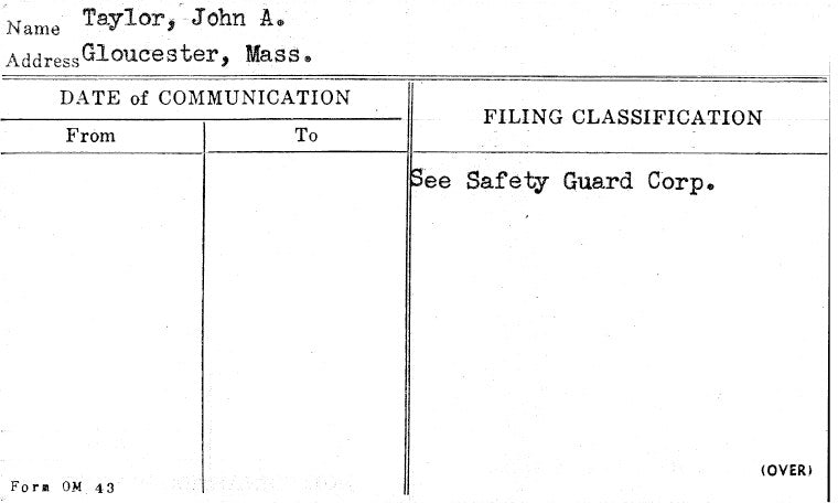 Taylor, John A.