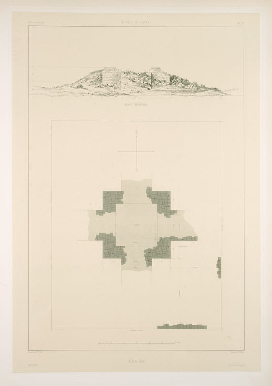 Firouz-abad [Fīrūzābād]. Atech-gah.