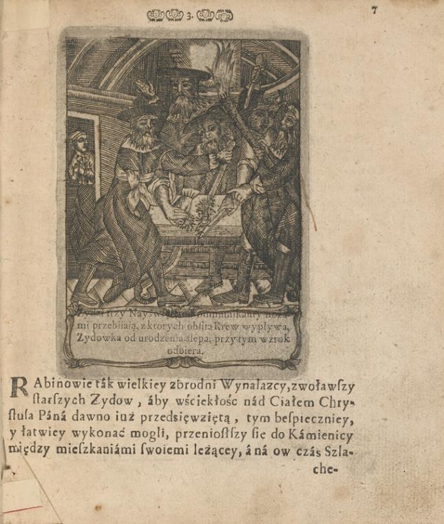 Jews murdering the Host. 1399