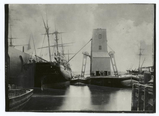 Docked ships