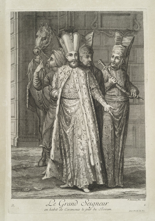 Le grand seigneur en habit de ceremonie le jour du Beiram