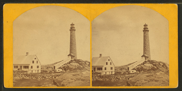 Thacher's Island lights--north tower.