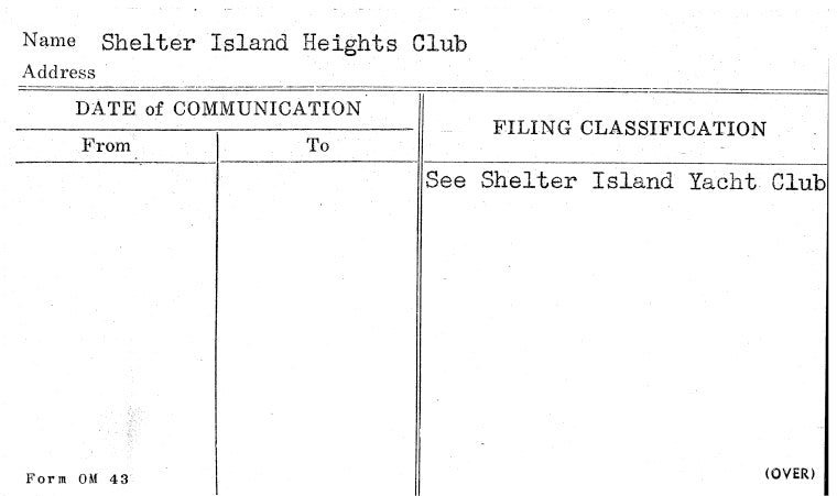 Shelter Island Heights Club