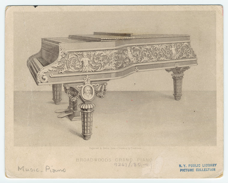Broadwood's grand piano.