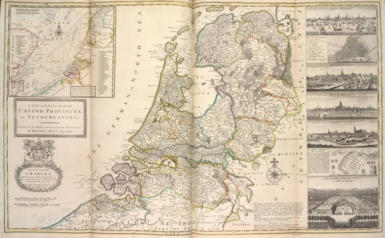 A new and exact map of the United Provinces, or Netherlands &c.