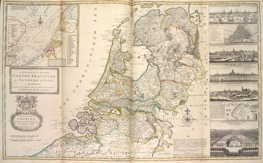 A new and exact map of the United Provinces, or Netherlands &c.