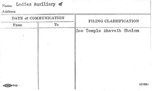 Ladies Auxiliary of