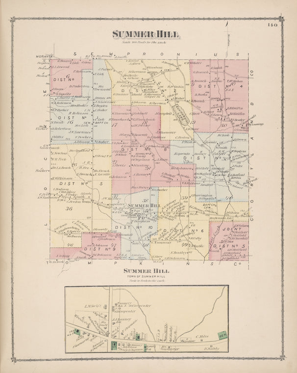 Summer Hill [Township]; Summer Hill [Village]