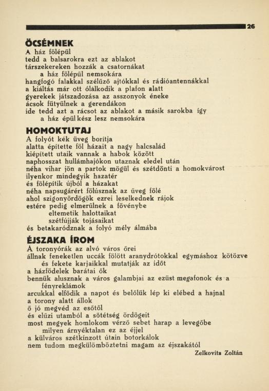 Zelkovits Zoltán verseiből