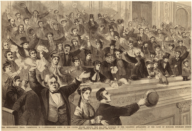 The impeachment trial, Washington D.C. -- remarkable scene in the United States Senate, May 6th