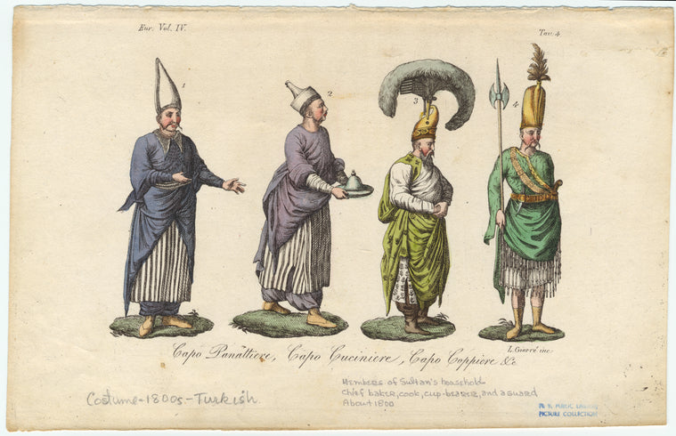Capo panattiere, capo cuciniere, capo coppiere &c