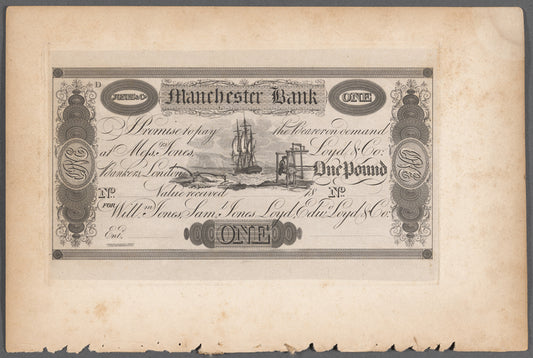Manchester Bank one pound note