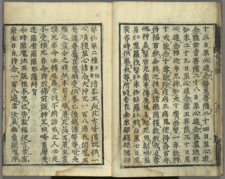 Bussetsu jûôkyô = The Sutra of the Ten Kings of Hell.