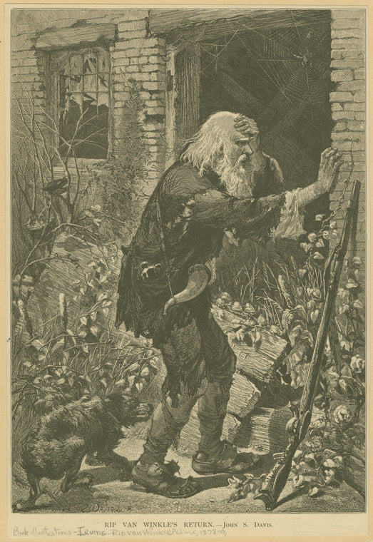 Rip Van Winkle's return.