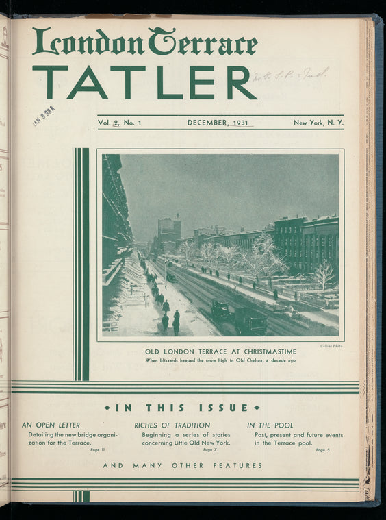 London Terrace tatler