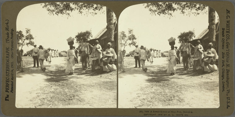 A Street Scene at May Pen, Jamaica