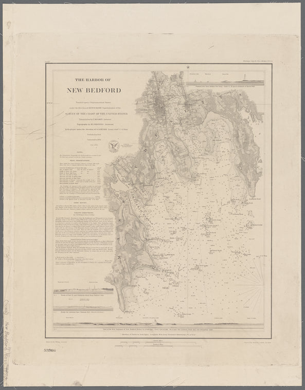 The harbor of New Bedford