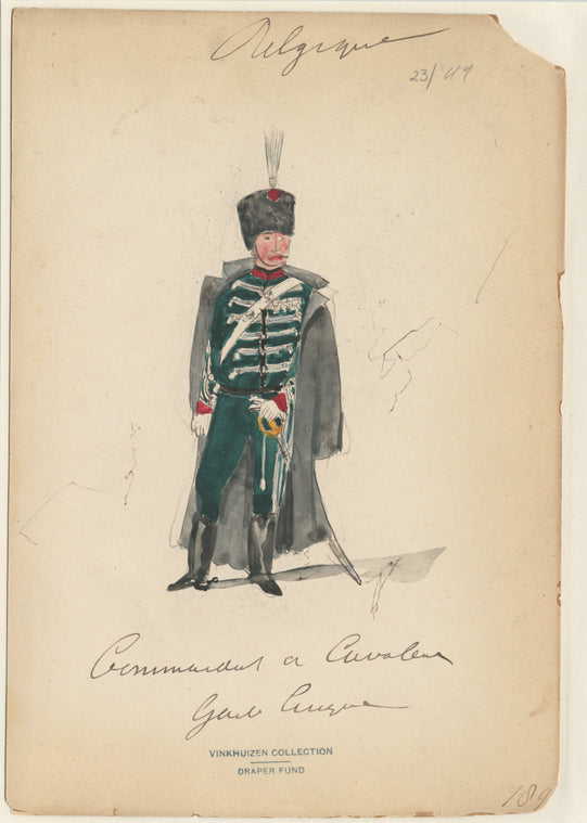 Commandant de cavalerie garde civique