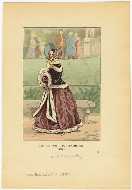 Dans le Jardin du Luxembourg, 1838