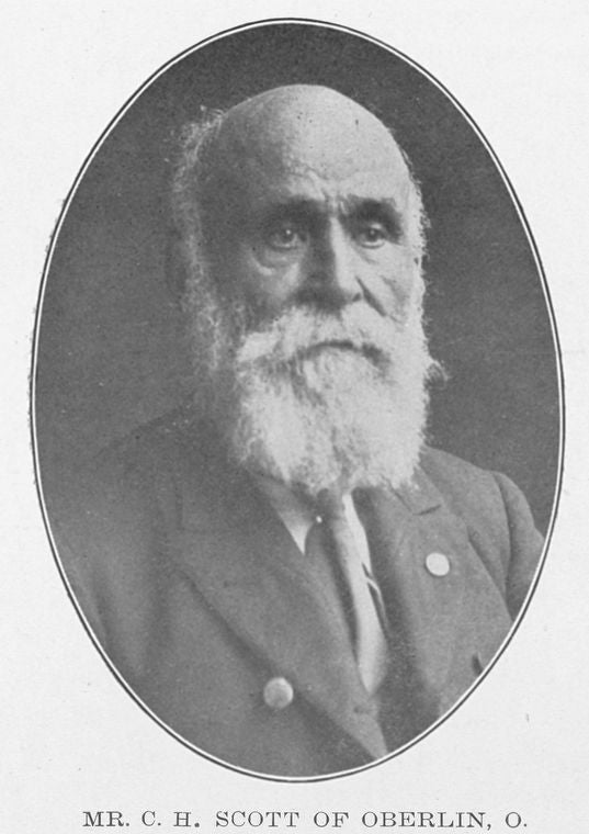 Mr. C. H. Scott of Oberlin, O.; Helped in the Underground Railroad.
