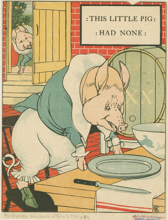 This little pig had none.