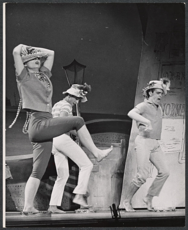 Dancers in the stage production Sail Away