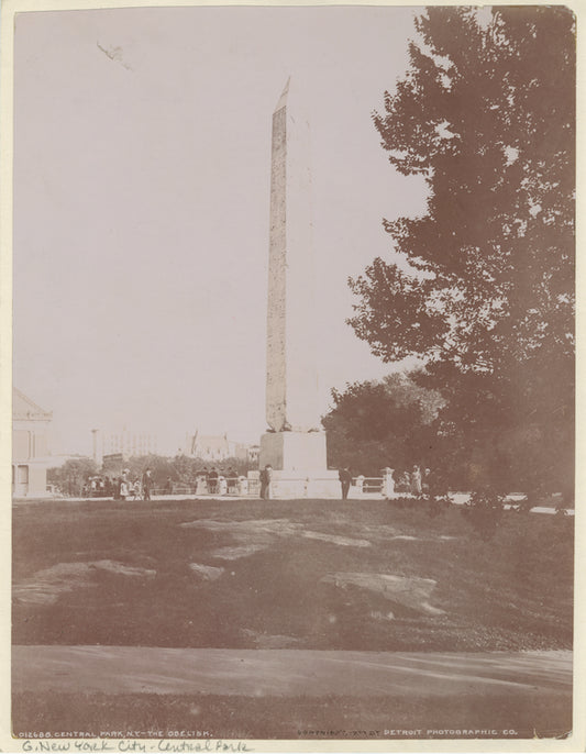 Central Park, N.Y.--the obelisk