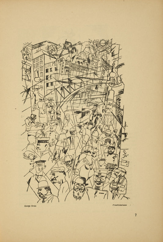 George Gross [Grosz]: Friedrichstrasse.