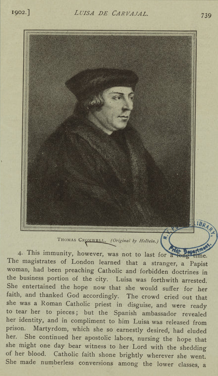 Thomas Cromwell. (Original by Holbein)