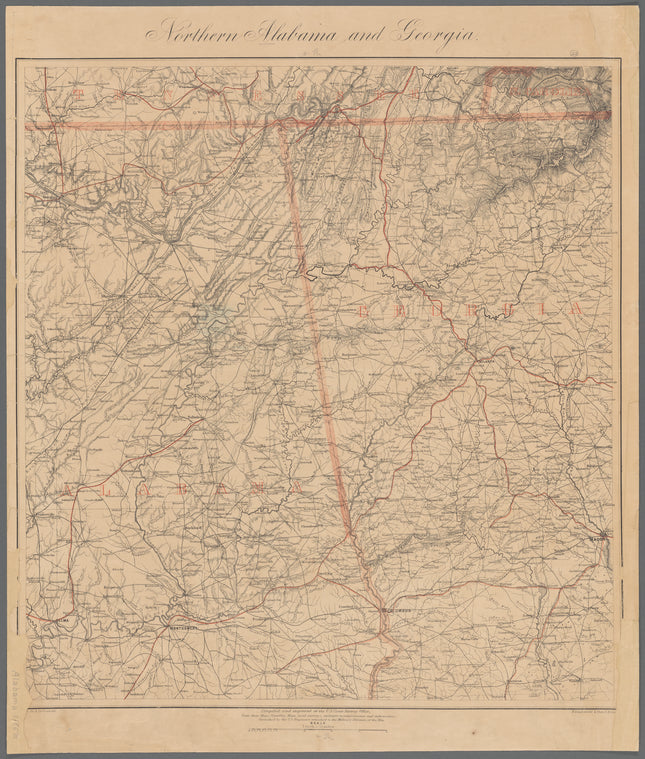 Northern Alabama and Georgia
