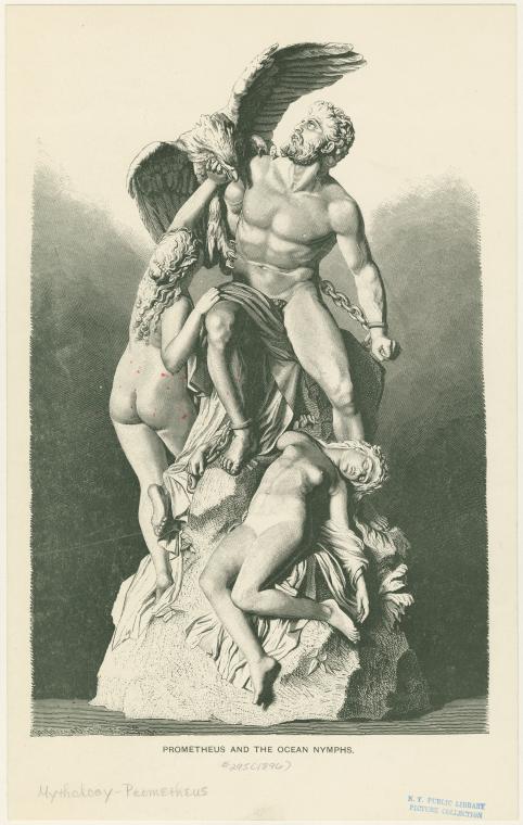Prometheus and the ocean nymphs