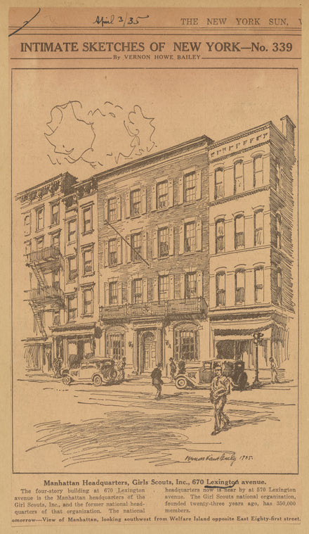 Manhattan headquarters, Girls Scouts, Inc., 670 Lexington avenue