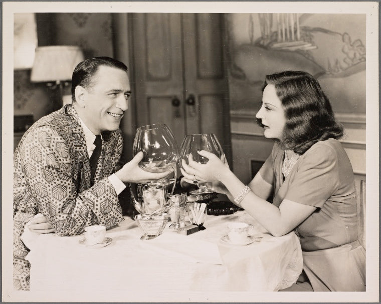 Donald Cook and Tallulah Bankhead in the 1947 tour of Noël Coward's "Private Lives."