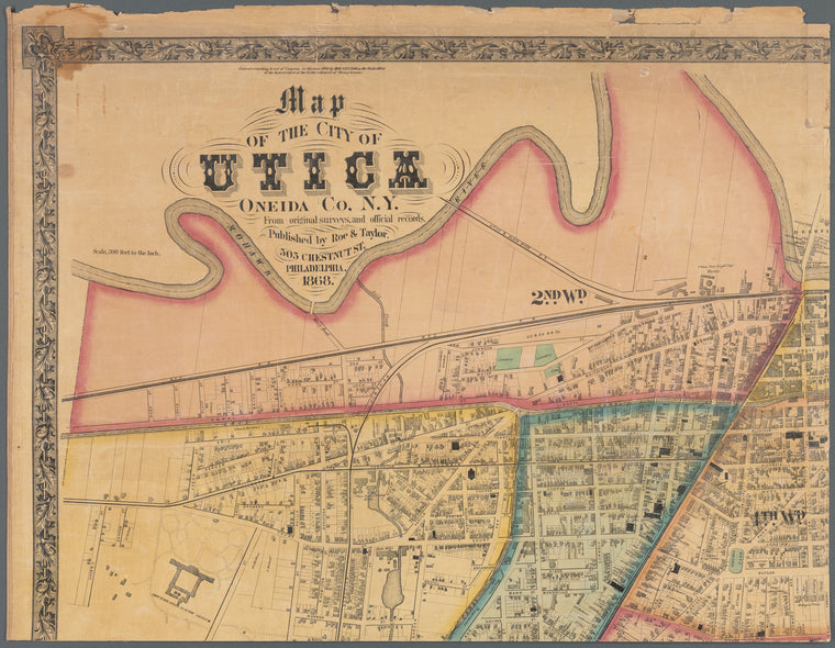 Map of the City of Utica, Oneida Co., N.Y.: from original surveys and records