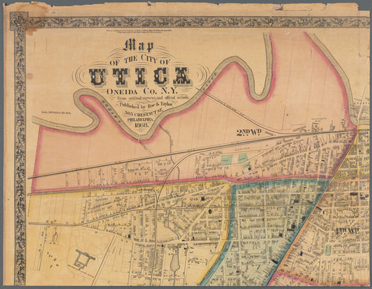 Map of the City of Utica, Oneida Co., N.Y.: from original surveys and records