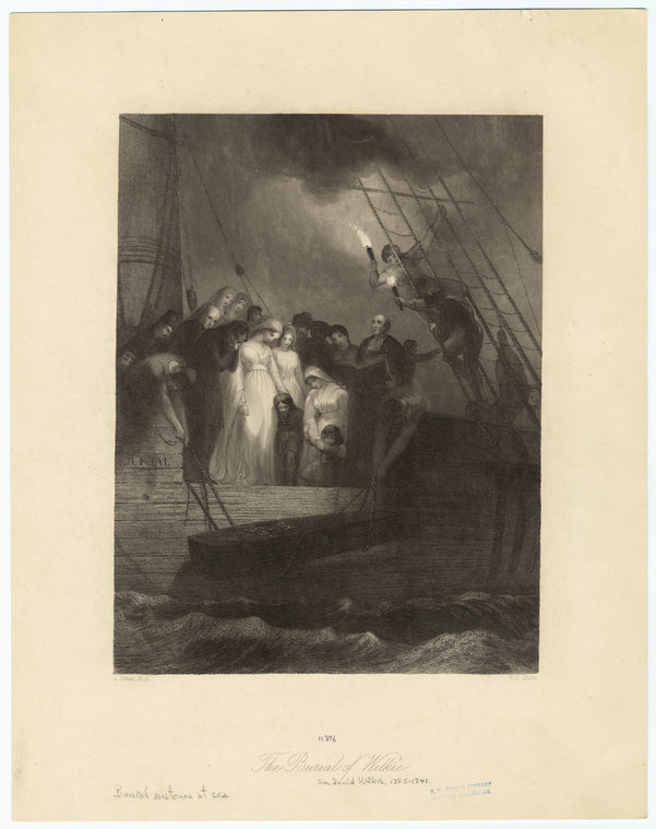 The burial of Wilkie
