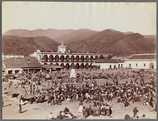 Market place. Antigua, former capital of Guatemala