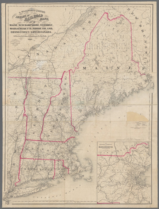 G. Woolworth Colton's series of railroad maps