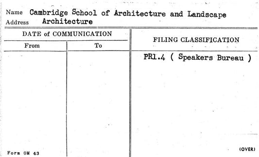 Cambridge School of Architecture and Landscape Architecture