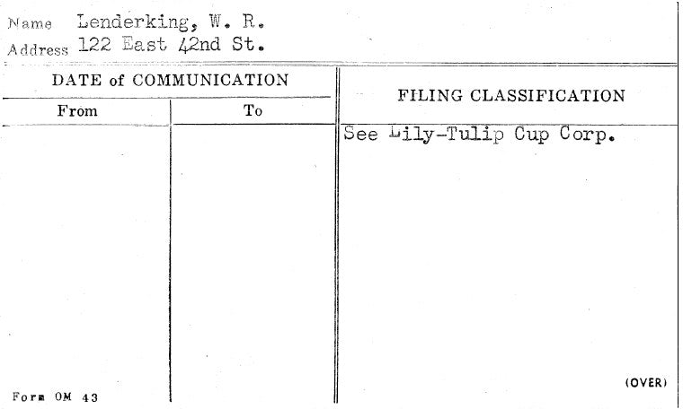 Lenderking, W.R.