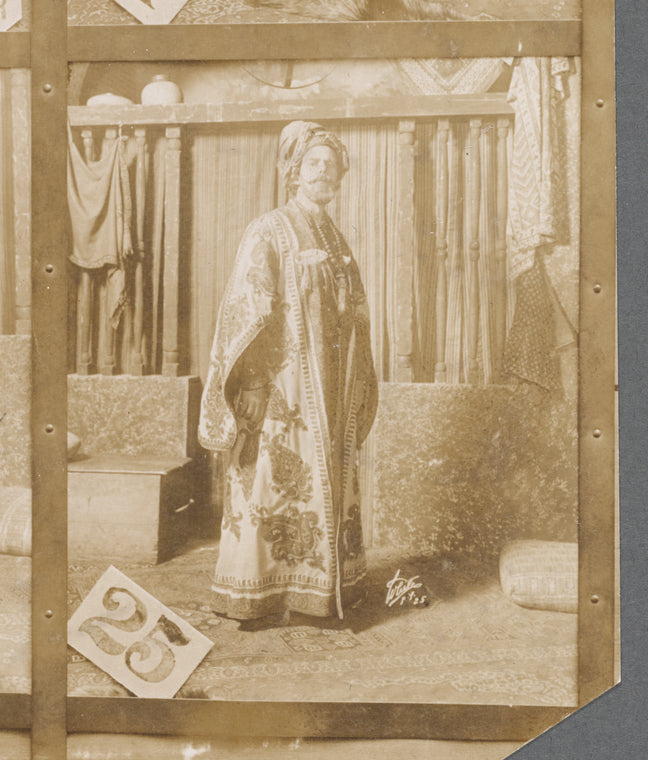 Scene from the stage production Omar the Tentmaker by Richard Walton Tully