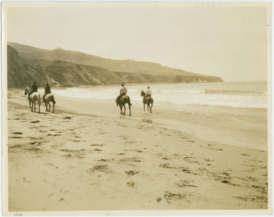 Horseback riders at Beach Malaga Cove, Palos Verdes Estates