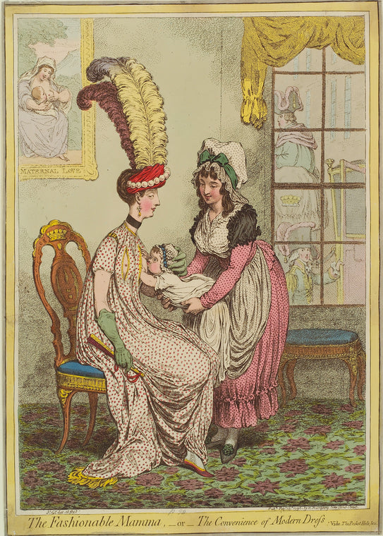The Fashionable Mamma;  or The Convenience of Modern Dress