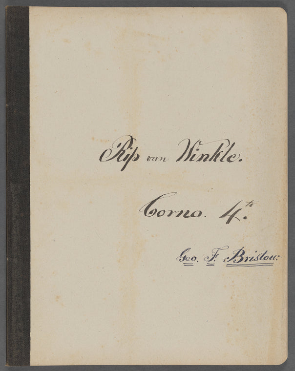 Rip van Winkle: Corno 4to